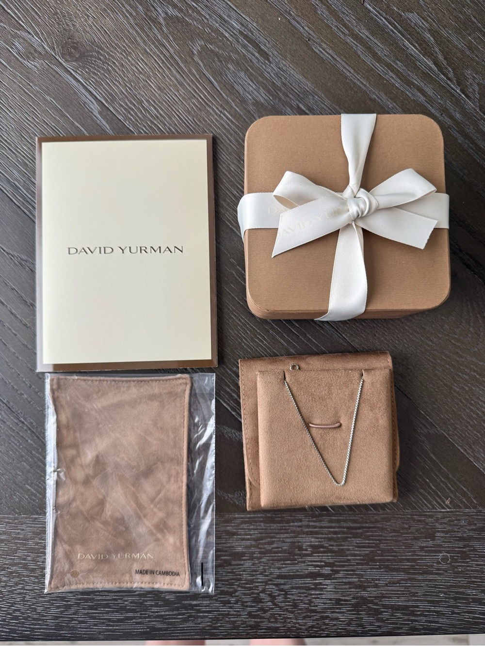 David Yurman 16-18 Women’s Sterling Silver Chain Brand New